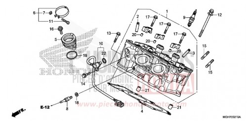 CYLINDER HEAD (REAR) VFR1200XDLF de 2015